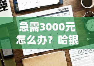 急需3000元怎么办？哈银消金好下款试试这8个无门槛平台