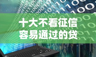 十大不看征信容易通过的贷款平台盘点，解决黑花户贷款收三个点的问题
