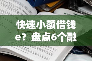 快速小额借钱e?盘点6个融资平台给你参考 快速小额借钱e?盘点6个融资平台给你参考