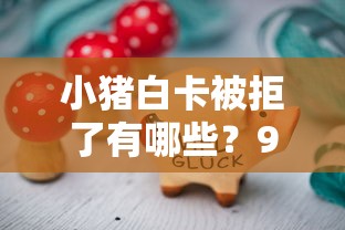 小猪白卡被拒了有哪些?9个网贷大数据平台推荐给你 小猪白卡被拒了有哪些?9个网贷大数据平台推荐给你