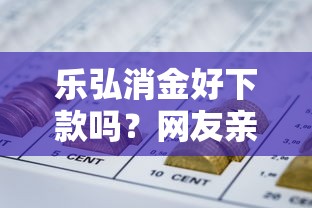乐弘消金好下款吗？网友亲测5个网贷平台有多少家盘点