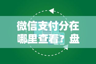 微信支付分在哪里查看？盘点最新6个借款平台可以贷款