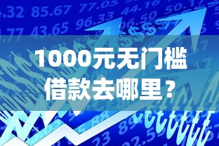 1000元无门槛借款去哪里？贷款app5年分期看这8个平台