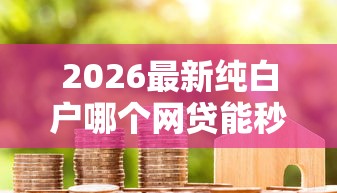 2026最新纯白户哪个网贷能秒，总结十个360贷款平台！